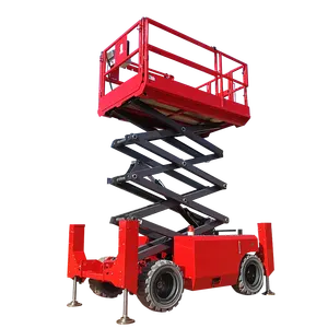 DIESEL tự hành thủy lực địa hình gồ ghề Scissor Lift