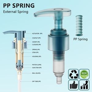 Pompe pulvérisatrice <span class=keywords><strong>pour</strong></span> distributeur de savon 24 mm, tête de pompe tout plastique <span class=keywords><strong>pour</strong></span> bouteille, bouchon de bouteille, dernières pompes en plastique PP 24/410 - Product Image 3