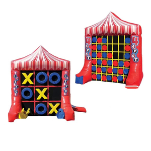 Juegos Inflables Comerciales Gigantes <span class=keywords><strong>2</strong></span> <span class=keywords><strong>en</strong></span> 1, Tic Tac Toe Inflable y Juego de 4 Puntos, Juegos Inflables de Doble Cara <span class=keywords><strong>para</strong></span> Eventos - Product Image 1