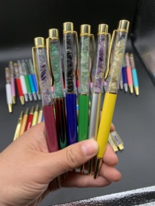 Bolígrafos con Cristales Naturales, Bolígrafos con Relleno de Cuarzo, Regalos Únicos, Personalizables - Product Image 4