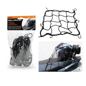 <strong>Cargo</strong> <strong>Net</strong> 15Inch*15Inch Outdoor Heavy Duty <strong>Cargo</strong> <strong>Net</strong> for Cycling Motorcycles with <strong>Hooks</strong> - Product Image 2