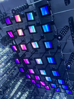 Nouvelle bande lumineuse LED à pixels RGB pleine couleur, effet de faisceau vidéo dynamique, éclairage de scène pour DJ, club, mariage, événement
