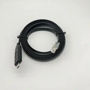 1.8m USB C כדי RJ45 RS232 גלגול שטוח FTDI קונסולת כבל עם FT232RL שבב עבור נתבים ומתגים של ciscor Huawei