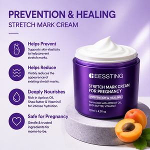 Produits de soin corporel naturels et biologiques à marque privée, crème anti-vergetures pour la grossesse - Product Image 4