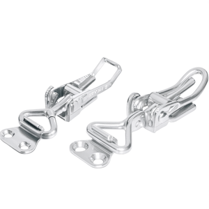 Clip à ressort réglable en acier inoxydable avec fermeture auto-agrippante HFQ46 25 50 PKWSAJ1 PKWSAJ2 - Product Image 1