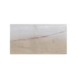 Losas de Mármol Blanco Translúcido Italiano, Ónix Blanco, <span class=keywords><strong>Piedra</strong></span> Ónix Blanco, Mármol Azúcar Afyon con Vetas Rojo-Marrones - Product Image 1