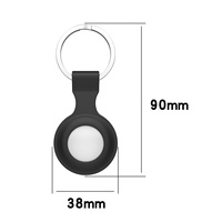 Étuis en silicone souple personnalisés, étuis anti-perte, étuis pour traceur GPS pour animaux de compagnie, porte-clés, housses pour Apple Airtags