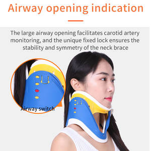 गर्म बिक्री समायोज्य फोम आपातकालीन गर्भाशय ग्रीवा कॉलर नरम सुरक्षात्मक चिकित्सा प्राथमिक सहायता वाटरप्रूफ गर्दन ब्रेस - Product Image 4
