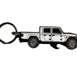 High Quality Custom Metal Car Keyrings Gift Enamel Key Chain Zinc Alloy Brand Car Shape Model Logo Keychain