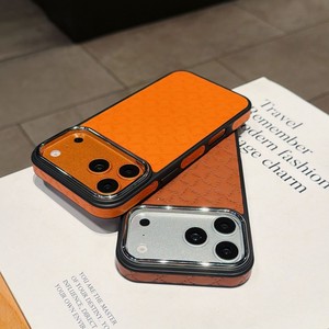 เคสโทรศัพท์มือถือลายตารางหนังแฟชั่น สำหรับ iPhone 17 16 15 pro max ป้องกันรอยนิ้วมือ กันกระแทก TPU ฝาหลังนิ่ม - Product Image 4