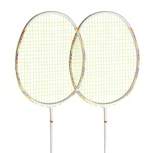 Raquette de <span class=keywords><strong>badminton</strong></span> légère en fibre de carbone complète, ensemble simple/<span class=keywords><strong>double</strong></span> pour hommes et femmes, offensive, défensive, durable, adulte, professionnelle - Product Image 5