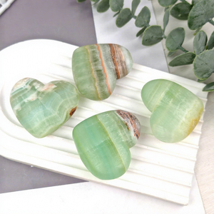 Piedra de Calcita Caribeña Natural de Alta Calidad, Pulida, para Sanación, Feng Shui, Artesanía, Decoración del Hogar, Piedra de Corazón, Piedra de Palma - Product Image 5