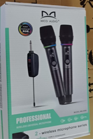 Microphone sans fil portable BHA MG04 2.4G avec effet RVB, chargeur, batterie au lithium, portée de 50 mètres, prix de gros usine, OEM