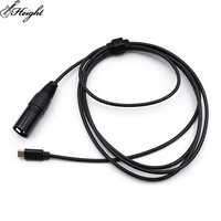 Kabel Audio Tipe C ke XLR Male dengan DAC Terintegrasi 2M Aksesoris Instrumen Musik Berbahan Aluminium Alloy Pabrik