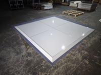 Scène de danse moderne en MDF blanc de haute qualité pour mariages et événements – Nouvelle arrivée, décoration de mariage