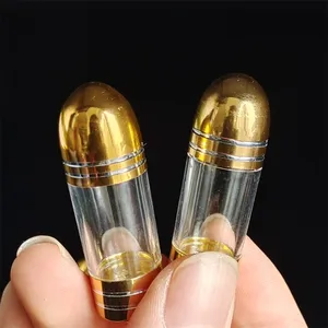 Gratis Monster Galvaniseren Gold Bullet Capsule Shell Verpakking Levert Medium En Grote Holle Capsule Plastic Verpakking