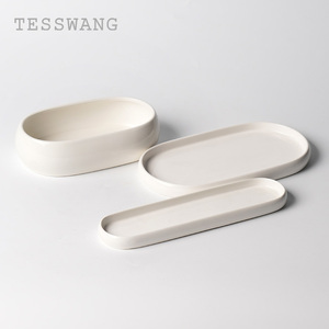 Vajilla de Cerámica Blanca Nórdica con Logotipo Personalizado al por Mayor, Platos y <span class=keywords><strong>Tazones</strong></span> de Porcelana Duraderos para Catering y Restaurantes - Product Image 4