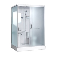 Cabine de salle de douche complète modulaire tout-en-un avec toilettes et lumière, dosette de douche de salle de bain modulaire pour Camping-car