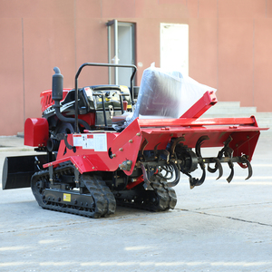Multifunction 25 35HP Farm Mini Tractor Farming Equipment <b>Cultivators</b> Tiller Rotary Crawler for Sale - Product Image 4