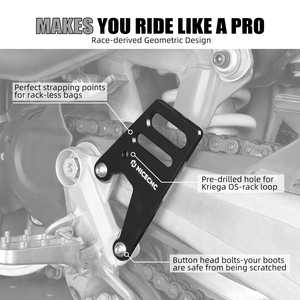 NICECNC pour Gas Gas ES700 SM700 2022-<span class=keywords><strong>2023</strong></span> Protège-pieds, protège-talons, plaques de protection pour KTM 690 <span class=keywords><strong>ENDURO</strong></span> 2008-2022 <span class=keywords><strong>2023</strong></span> - Product Image 2