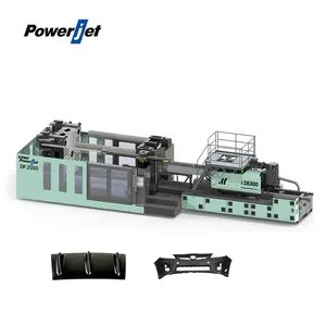 Powerjet-máquina de moldeado de parachoques de plástico para vehículo, moldeado por inyección de piezas de automóvil, DP