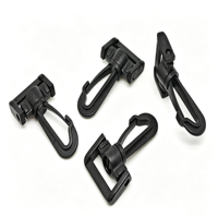 Mousqueton pivotant en plastique, clip à déclenchement rapide avec boucle de sangle rectangulaire, quincaillerie de remplacement pour sac à dos