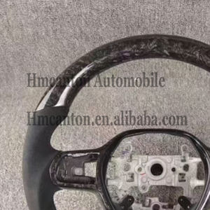 Nouveau produit phare : Volant de voiture en Alcantara et fibre de carbone forgée pour Honda Civic 11e génération - Product Image 2