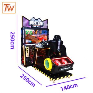 Machine d'arcade en promotion, simulateur de conduite à monnayeur, jeu vidéo de course automobile Outrun, machine de jeu de course rapide HD - Product Image 3