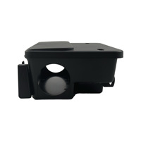 Station d'appâts pour souris en plastique ABS solide Répulsif pour souris intérieur/extérieur de petite taille avec appâts pour rongeurs verrouillés