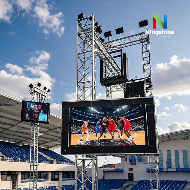 Outdoor Sport Stadium LED Perimeter Display P3.91 Football Scoreboard LED Video Wall Led Screen for Stadium