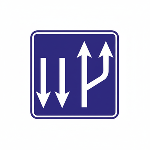 B-50a Reflective Steel Traffic Sign Lane Marking Safety Sign <b>Board</b> for Roadway LED Traffic Sign - Product Image 2