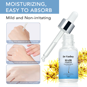 Siero Schiumogeno Professionale Inibitore della Crescita dei Peli e Soluzione per la Rimozione a Lunga Durata dei Peli per Viso e Corpo con Fragranza Naturale 30ml - Product Image 5