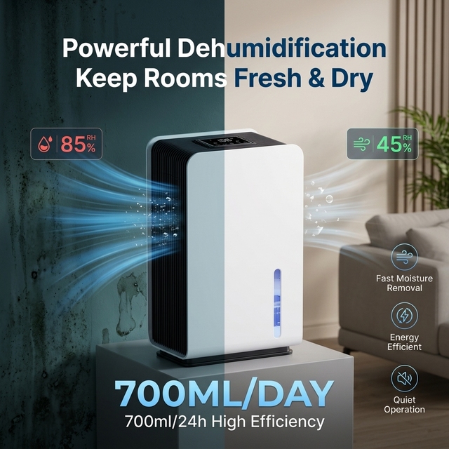 MD823B New Dehumidifier Air Purifier Combo Moisture Removal Dehumidifier With Auto Defrost and clean for Household