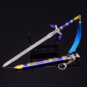 Épée Maîtresse de 23 cm en Métal Non Affûtée de la Légende de <span class=keywords><strong>Zelda</strong></span> Skyward Sword, Décoration de Bureau Faite par les Fans, Objet de Collection en Métal - Product Image 5