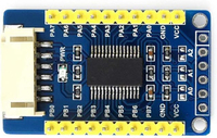 Tarjeta de Expansión de E/S AISmartlink Waveshare MCP23017 con Interfaz I2C, Expande 16 Pines de E/S, Permite Apilar 8 Unidades