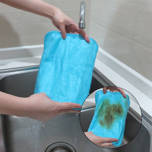 Bamboo Wood Fiber Double Layer Dishcloth 23x18cm Absorbent Oil Resistant Kitchen Cleaning Cloth For Pots And Pans - Product Image 2