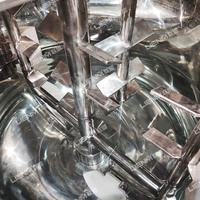 Mélangeur Industriel en Acier Chauffage Électrique, Mélangeur de Liquides, Mélangeur de Savon Liquide, Cuve de Mélange à Double Enveloppe, Machine à Mélanger le Shampoing