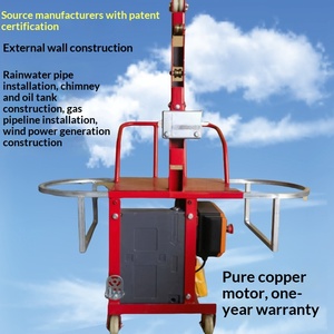 Plateforme suspendue électrique monoplace, petit panier suspendu style <span class=keywords><strong>Spiderman</strong></span> pour travaux de construction sur murs extérieurs et conduits d'évacuation des eaux pluviales - Product Image 2