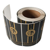 Whisky personalizado platino oro azul Rojo Negro vino etiqueta