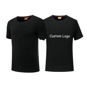 Camisetas de Cuello Redondo de Algodón y Seda de Alta Calidad para Hombre y Niño, 180G, Blancas, Gruesas, para Impresión Personalizada - Product Image 2