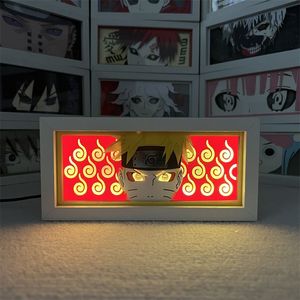 Lampada 3D con Intaglio di Carta, Luce Notturna con Personaggio Anime Uzumaki per Fan - Product Image 2