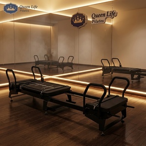 Máquina de Pilates Reformer Profesional de Aluminio Megaree, Cama de Pilates de Grado Comercial para Gimnasios y Centros de <span class=keywords><strong>Yoga</strong></span> - Product Image 3