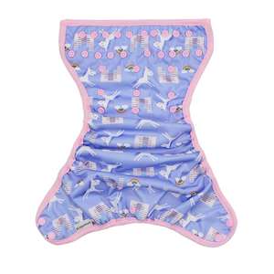 Venta al por mayor de personalización de impresión de bebé reutilizable cómodo paño pañal cubierta para bebé - Product Image 4