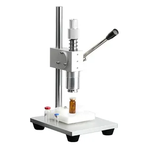 Desktop Perfume Small Capping Machine Tool Collar manual Press Aluminum Plastic Cap Glass Vial Bottle Crimp Sealing Machine