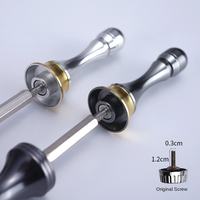 Chi Ren Lure Spinning Wheel - Accessoire de modification de moulinet de pêche en alliage d'aluminium, avec protection anti-choc et équilibrage