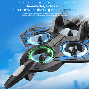 AiJH 360 °   Avion de combat RC circulaire en mousse durable avec télécommande, chargeur et lumières LED - Product Image 2