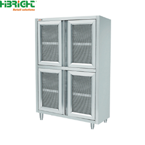 Professional Catering Maker Four-Door <b>Cupboard</b> 304 Stainless Steel Thickened Cabinet <b>Storage</b> for Hotel Restaurant - Product Image 5