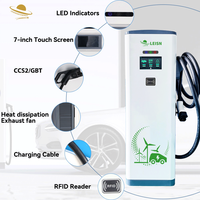 Station de recharge 20kW 30kW 40kW Chargeur DC pour véhicules électriques à montage au sol Chargeur rapide DC pour véhicules électriques avec application OCPP