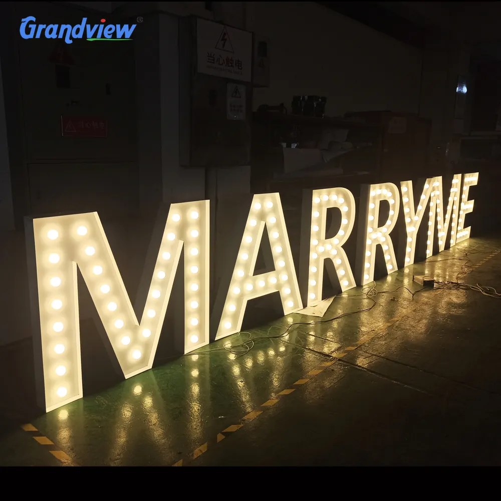 Hot Koop Marquee Cijfers Letters Liefde Gloeilamp Woorden Trouwen Me Mr Mrs Voor Wedding Party Decoratie