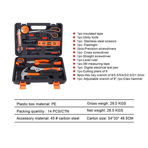Juego de Herramientas Manuales Portátiles para Reparación de Automóviles y Hogar, Kit de Herramientas Universal Combinado, Personalizable, con Soporte OEM - Product Image 2